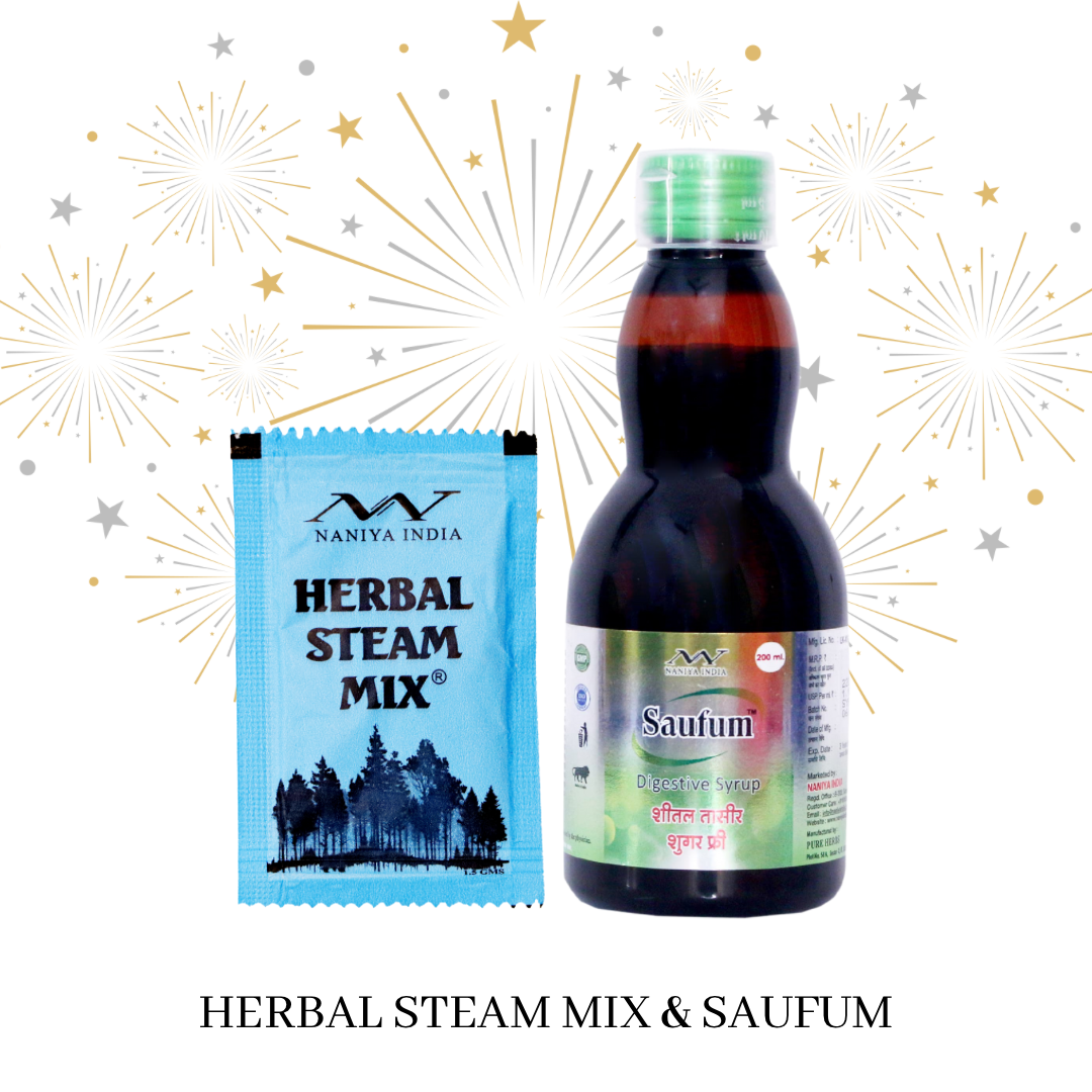 Herbal Steam Mix and Saufam Combo